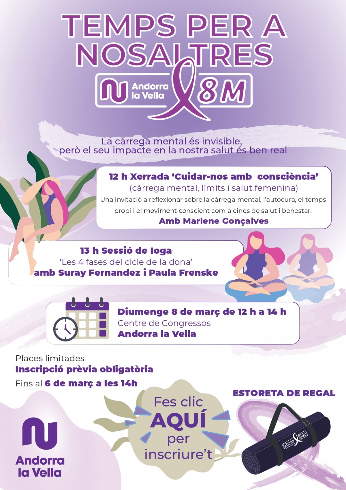 El Comú d’Andorra la Vella presenta el programa d’activitats “Temps per a nosaltres” 