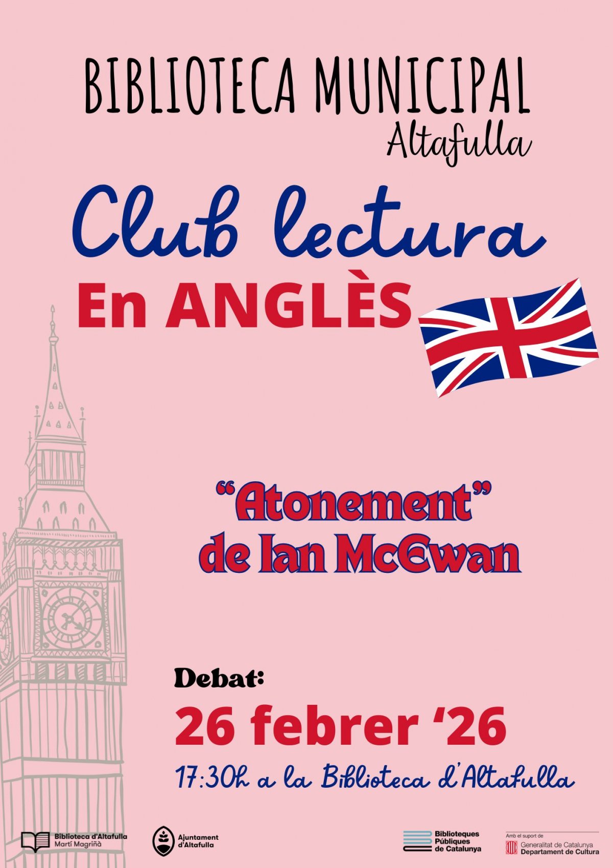 Club de lectura en anglès a la Biblioteca d'Altafulla