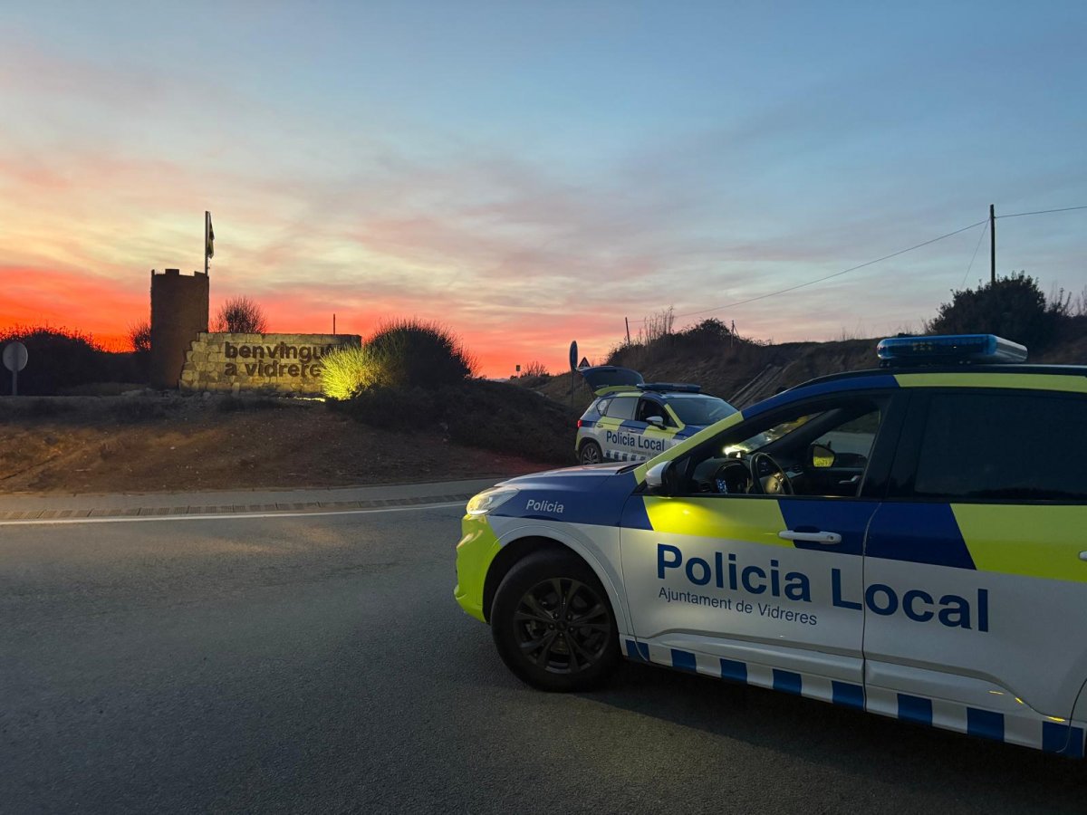 Detingut un conductor amb requeriment judicial de reingrés a centre penitenciari després d’una fugida temerària a Vidreres