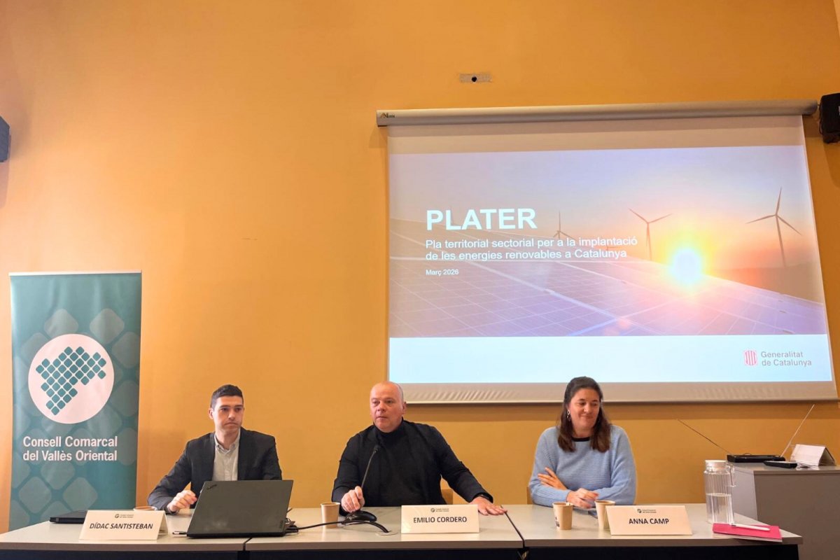 L’ICAEN presenta el PLATER als municipis del Vallès Oriental