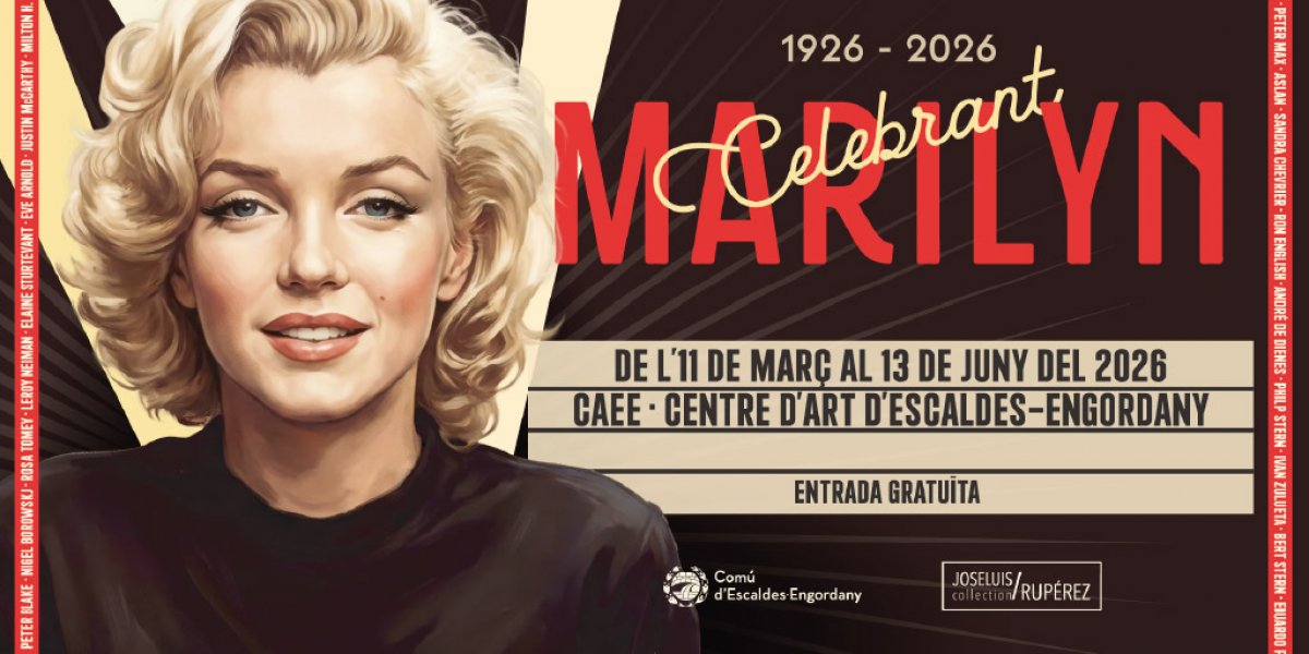 El Centre d’Art d’Escaldes-Engordany inaugura “Celebrant Marilyn 1926-2026” coincidint amb el centenari del seu naixement