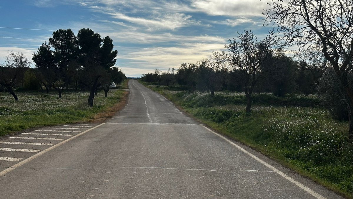 La Diputació de Lleida eixamplarà i arranjarà la carretera LV-7021 entre Aspa i El Cogul