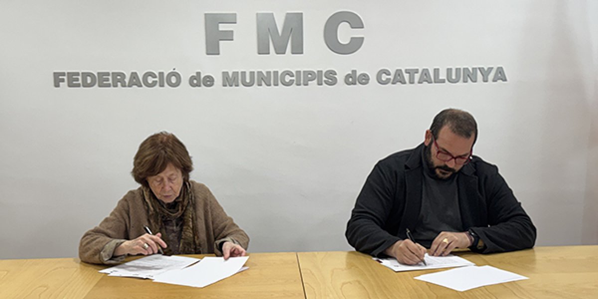 Signat un conveni entre l’FMC i Cohabitac per potenciar la provisió d’habitatges de lloguer social als municipis