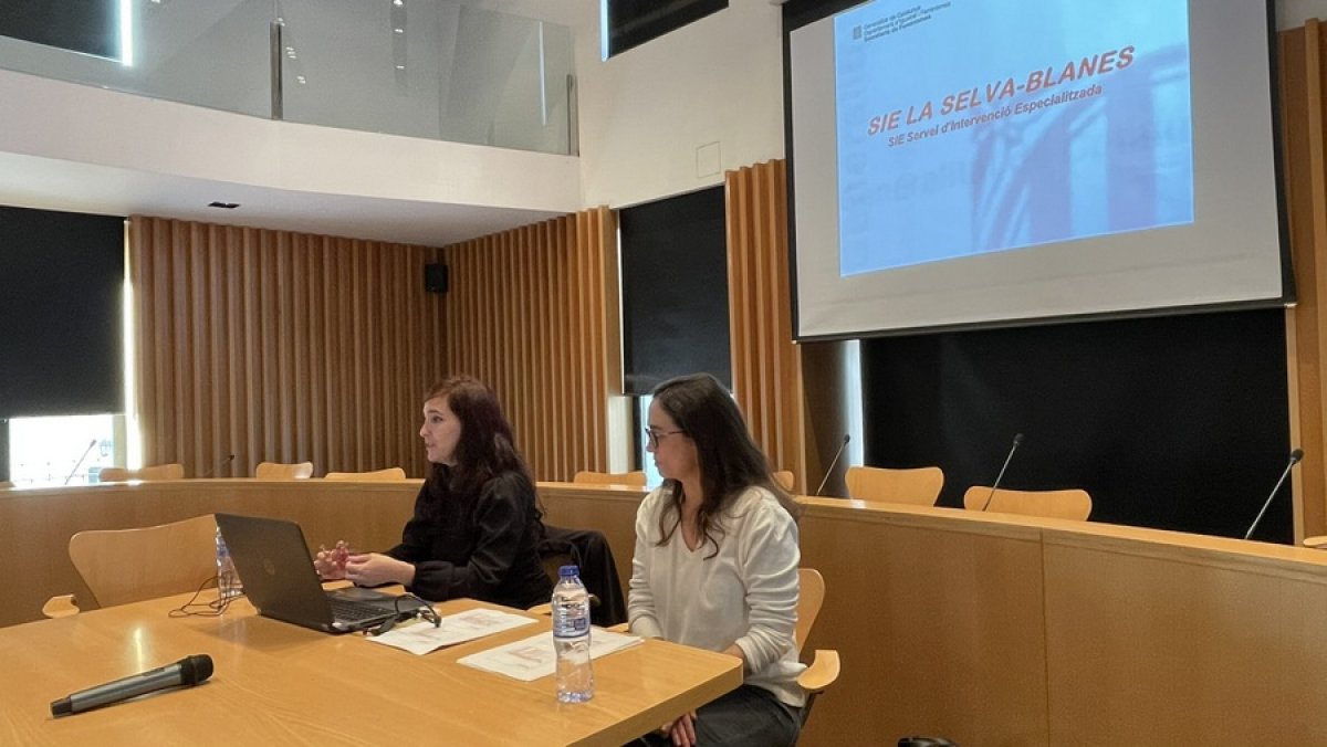 Blanes tanca els actes del 8-M amb la presentació del nou Servei d'Intervenció Especialitzada que s'ha posat en marxa a la ciutat